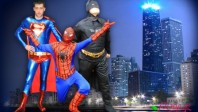 Superrman spider batman